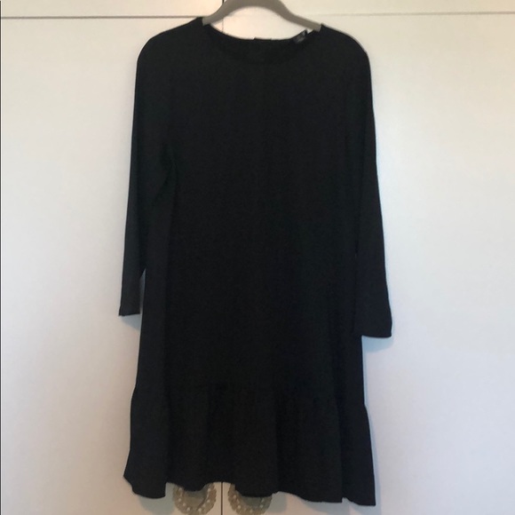 Halogen Button Back Ruffle Hem Dress - Picture 2 of 5